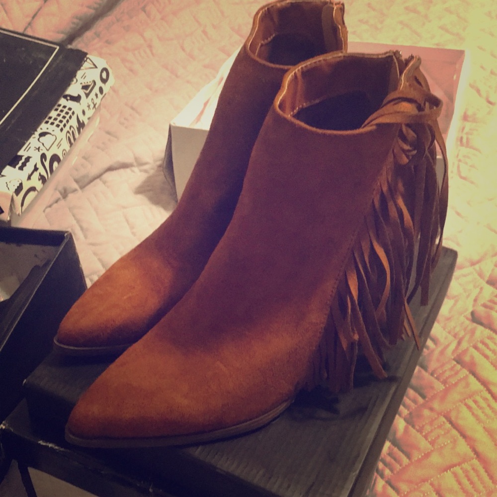 Fringe Booties